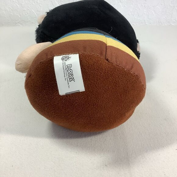 Popeye the Sailorman Bluto Brutus 9" Beanbag Stuffed Plush Round Oversized Head - Picture 5 of 7